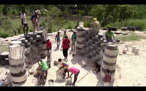 Earthship Inspired Build - Amphitheatre:School